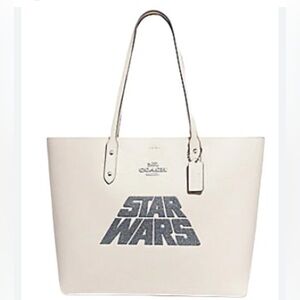 NWT! Coach Star Wars X Town Tote With Glitter Logo